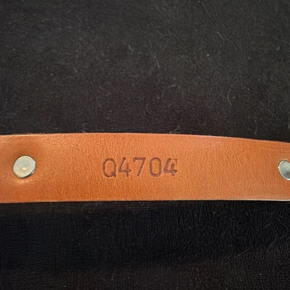 Brighton Leather Hair Studded Vintage Belt M/L 32 Chestnut - Picture 5 of 7